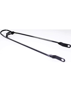 Spatbordstang achter bumper 28x1 1/2 zwart