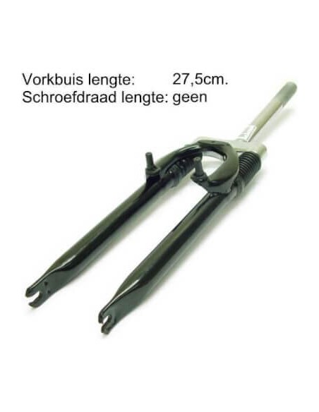 Verende voorvork 26 1 1/8 Ahead zwart