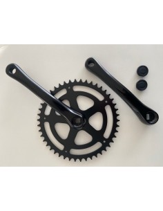 Crankstel 46t 170 zwart