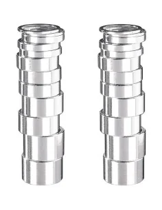 Ergotec balhoofd Spacerbox 1.1/8 zilver (24)