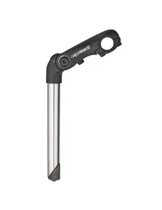 Ergotec stuurpen Kobra Vario tube 22.2/90 rvs/zwart