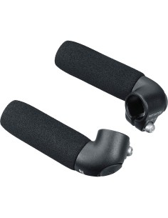 Ergotec bar-ends Touring S AL6061 zwart zand