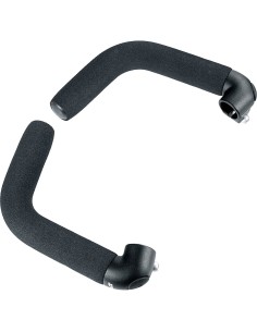 Ergotec bar-ends Touring AL6061 zwart zand