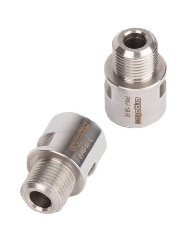 Ergotec pedaal asverlenger zilver