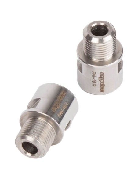 Ergotec pedaal asverlenger zilver