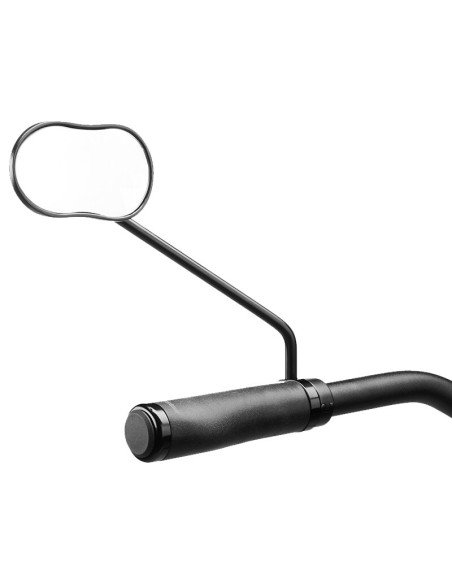 Ergotec spiegel M-88L aluminium zwart