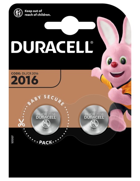 Duracell batterij CR2016 3V krt (2)
