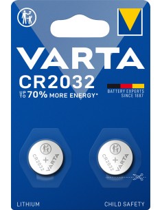 Varta batterij CR2032 Lithium 3V (2)