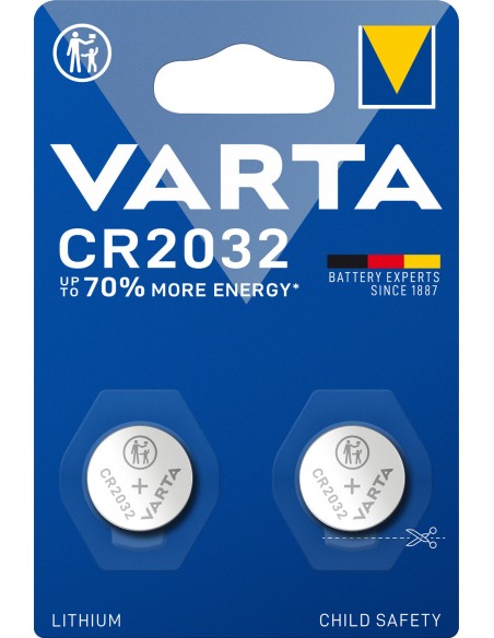 Varta batterij CR2032 Lithium 3V (2)