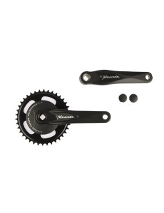 Miranda crankstel 38t Alfa 1 disc 92mm zwart