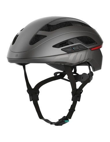 CRNK smart helm Angler Alpha metallic zwart L 57-63cm