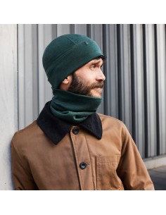 Weathergoods Sweden kol Merino Neckwarmer green