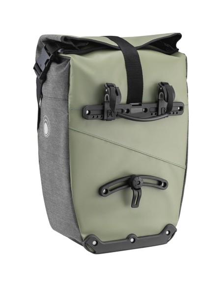 Clarijs fietstas enkel Solobag 24L olijf/grijs