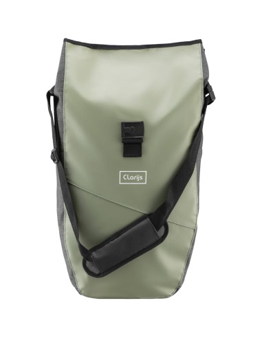 Clarijs fietstas enkel Solobag 24L olijf/grijs