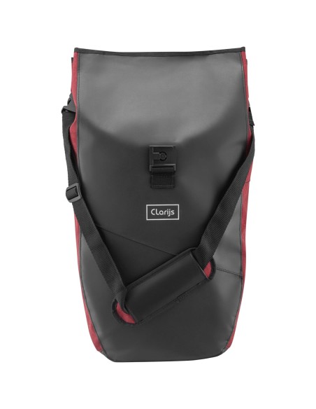 Clarijs fietstas enkel Solobag 24L zwart/rood