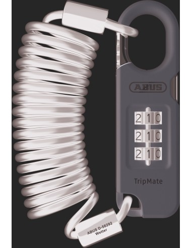 Abus kabelslot code Combiflex Tripmate 180 beige