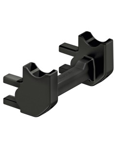 Klickfix afstand adapter E 90 graden zwart