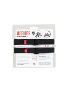 FAHRER Cargo Mini strap XL 70x2cm zwart (2 stuks)