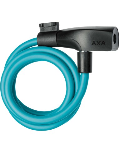 Axa kabelslot Resolute 8/120 ice blue