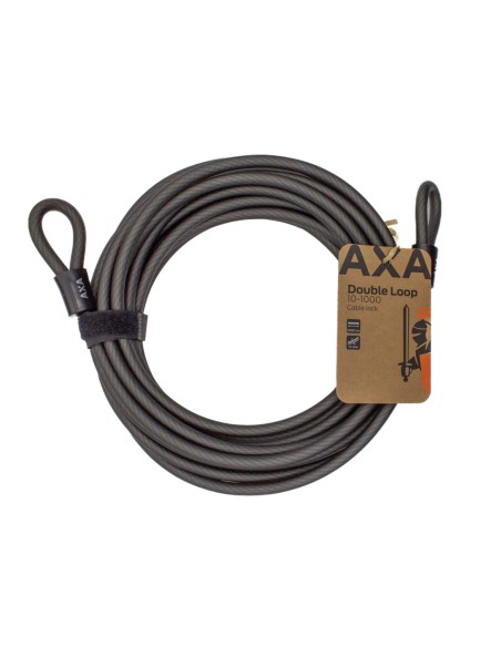 Axa slotkabel Double Loop 10mx10mm