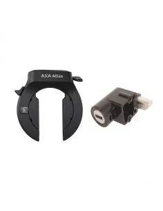 Axa ringslot Atlas zwart + accuslot Bafang