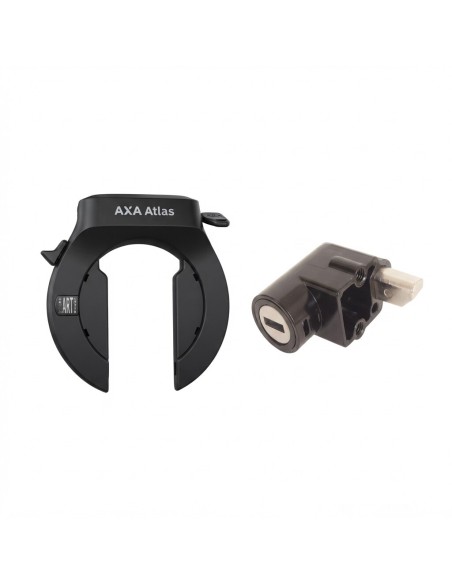 Axa ringslot Atlas zwart + accuslot Bafang