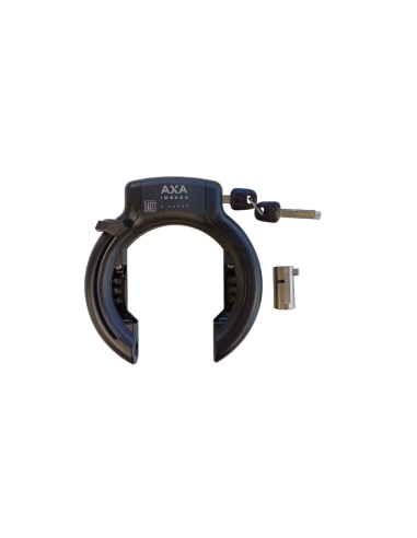 Axa ringslot Imenso large zwart + accuslot Bosch Powertube