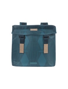 Basil fietstas dubbel Elegance estate blue 40-49L