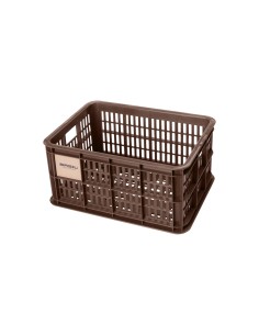 Basil fietskrat S brown 17.5L recycled