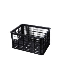 Basil fietskrat L 40L recycled zwart