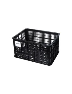 Basil fietskrat L 40L recycled zwart