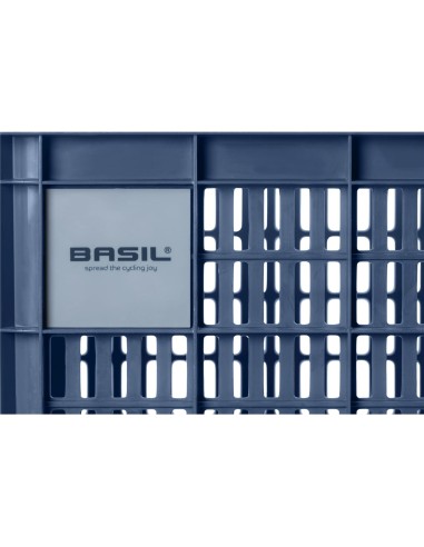 Basil fietskrat L bluestone 40L recycled