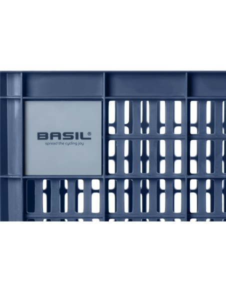 Basil fietskrat L bluestone 40L recycled