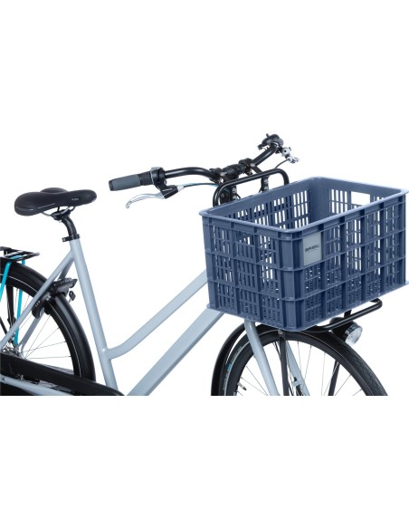 Basil fietskrat L bluestone 40L recycled