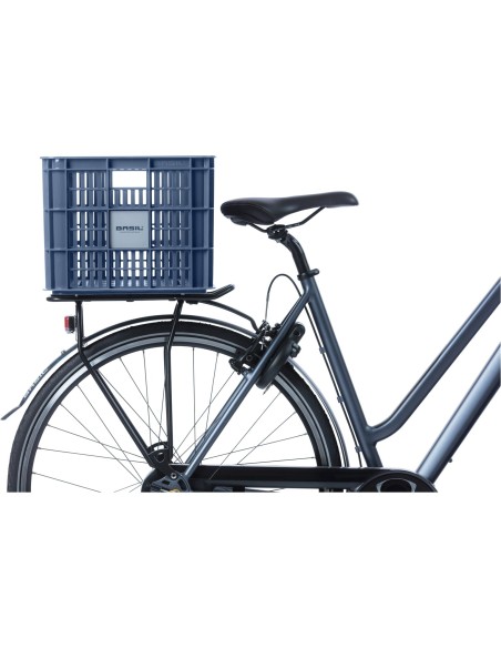 Basil fietskrat L bluestone 40L recycled