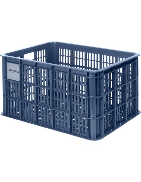 Basil fietskrat L bluestone 40L recycled