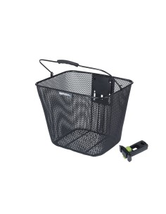 Basil mand Bilbao KF + stuurpenhouder zwart