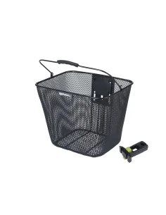 Basil mand Bilbao KF + stuurpenhouder zwart