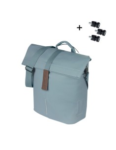 Basil shoppertas City MIK Studs graphite blue 14-16L
