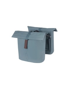 Basil fietstas dubbel City graphite blue MIK 28-32L