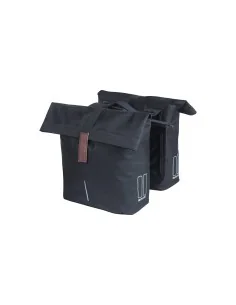 Basil fietstas dubbel City zwart MIK 28-32L