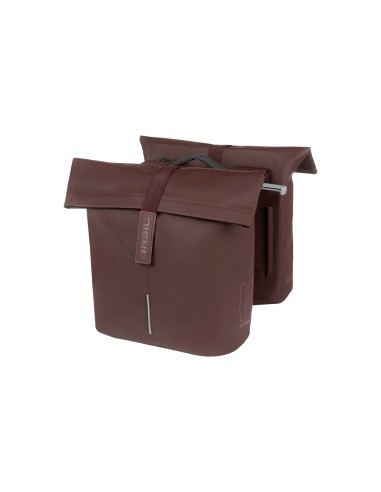 Basil fietstas dubbel City roasted brown MIK 28-32L