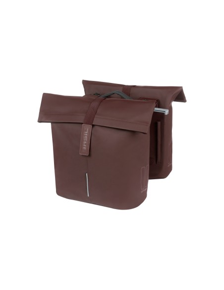 Basil fietstas dubbel City roasted brown MIK 28-32L