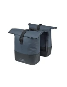 Basil fietstas dubbel Cove marine blauw/zwart MIK 28-32L