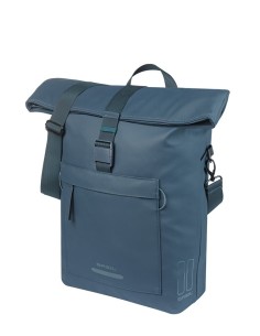 Basil schoudertas Brooklyn MIK Hooks marine blauw 17L