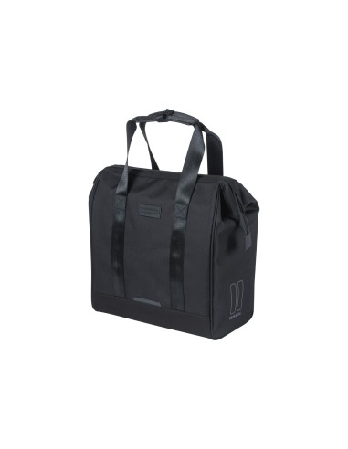 Basil shoppertas Grand MIK Hooks zwart 23L