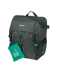 Basil fietstas enkel Discovery 365D L MIK Hooks zwart 20L