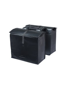 Basil fietstas dubbel Urban Load Pro zwart MIK 50-64L