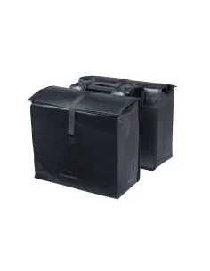 Basil fietstas dubbel Urban Load Pro zwart MIK 50-64L