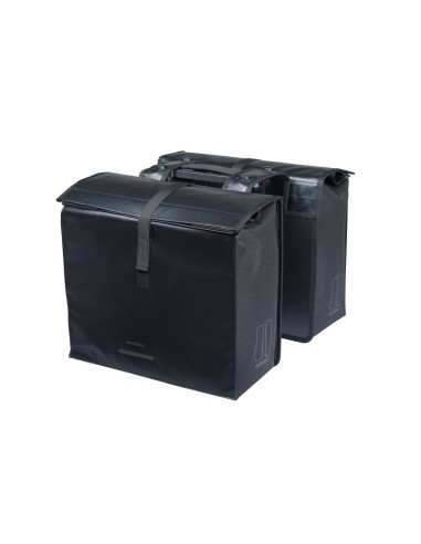 Basil fietstas dubbel Urban Load Pro zwart MIK 50-64L